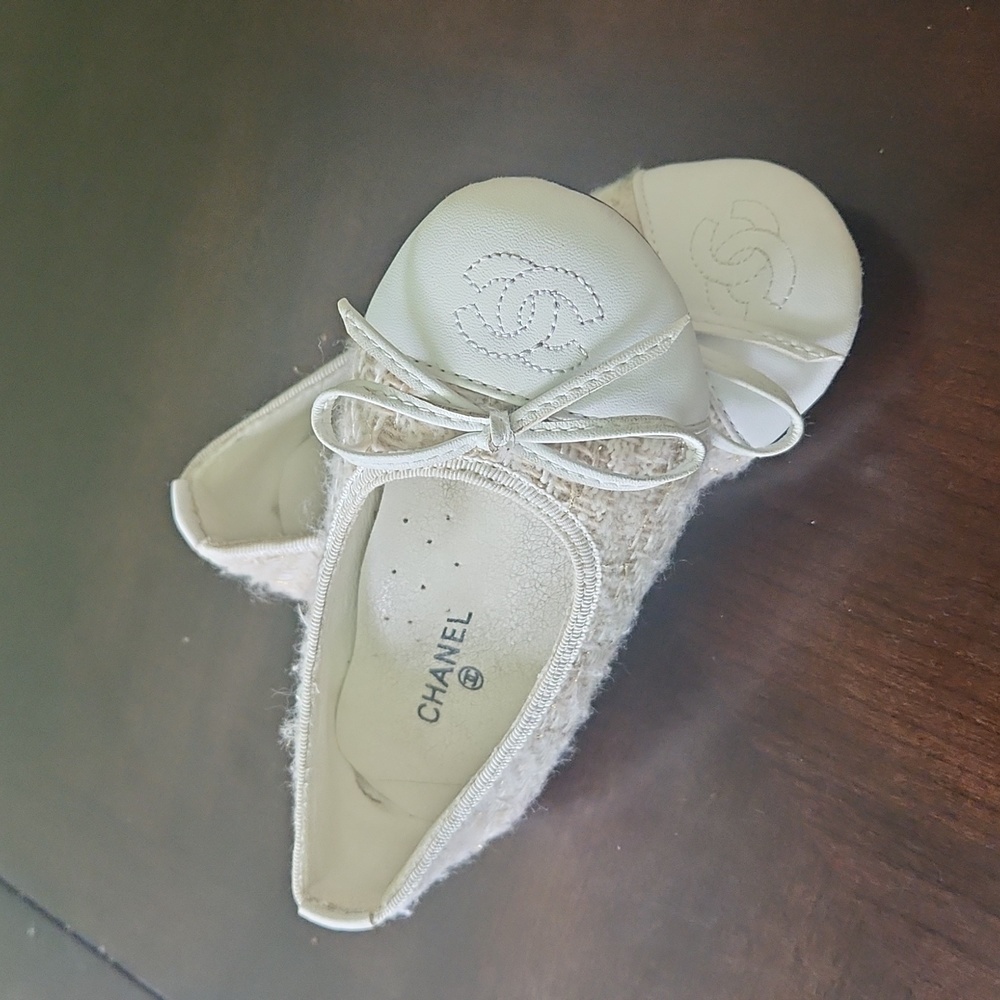 Chanel Toddler Flats